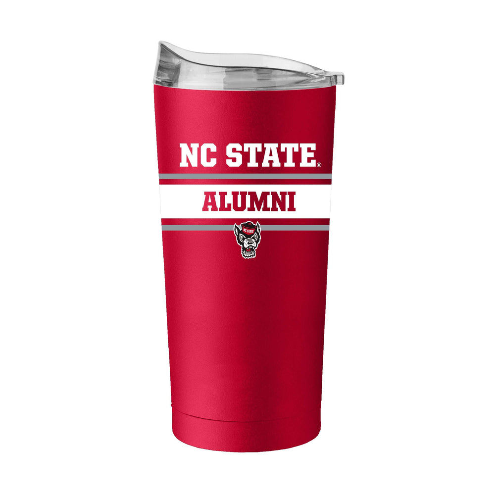 NC State Alumni Red 20oz Powder Coat Tumbler - Logo Brands - Flyclothing LLC