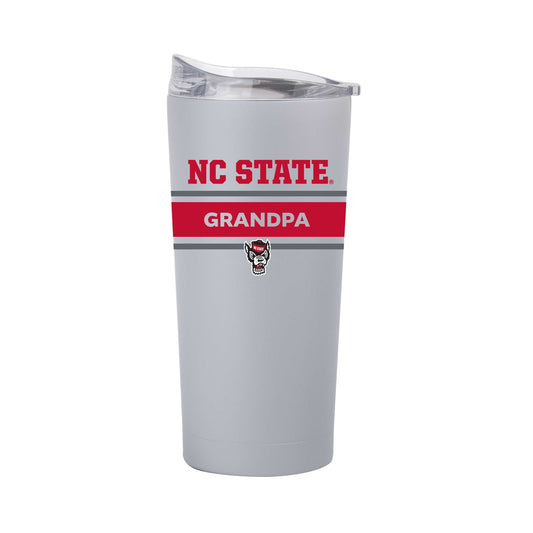 NC State Grandpa Stone 20oz Powder Coat Tumbler - Logo Brands - Flyclothing LLC