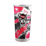 NC State 20oz Tie Dye Stainless Steel Tumbler - Logo Brands - Flyclothing LLC