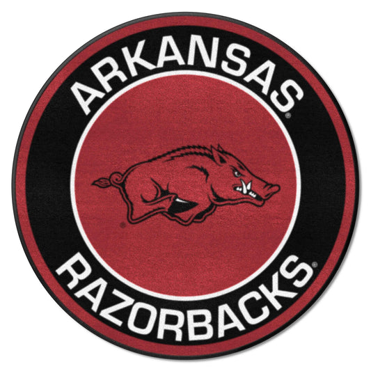 Arkansas Razorbacks Roundel Rug - 27in. Diameter - Arkansas