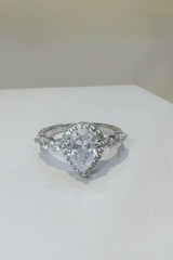 2 Carat Moissanite 925 Sterling Silver Ring - Trendsi - Flyclothing LLC