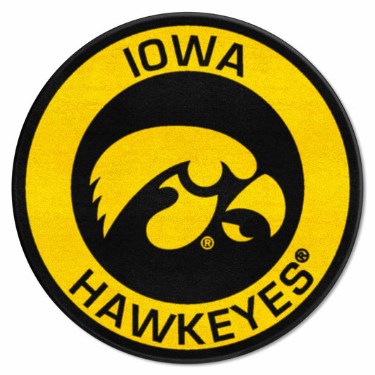 Iowa Hawkeyes Roundel Rug - 27in. Diameter - Iowa