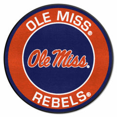 Ole Miss Rebels Roundel Rug - 27in. Diameter - Ole Miss