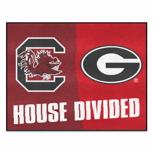 House Divided - South Carolina / Georgia House Divided House Divided Rug - 34 in. x 42.5 in. - House Divided - South Carolina / Georgia