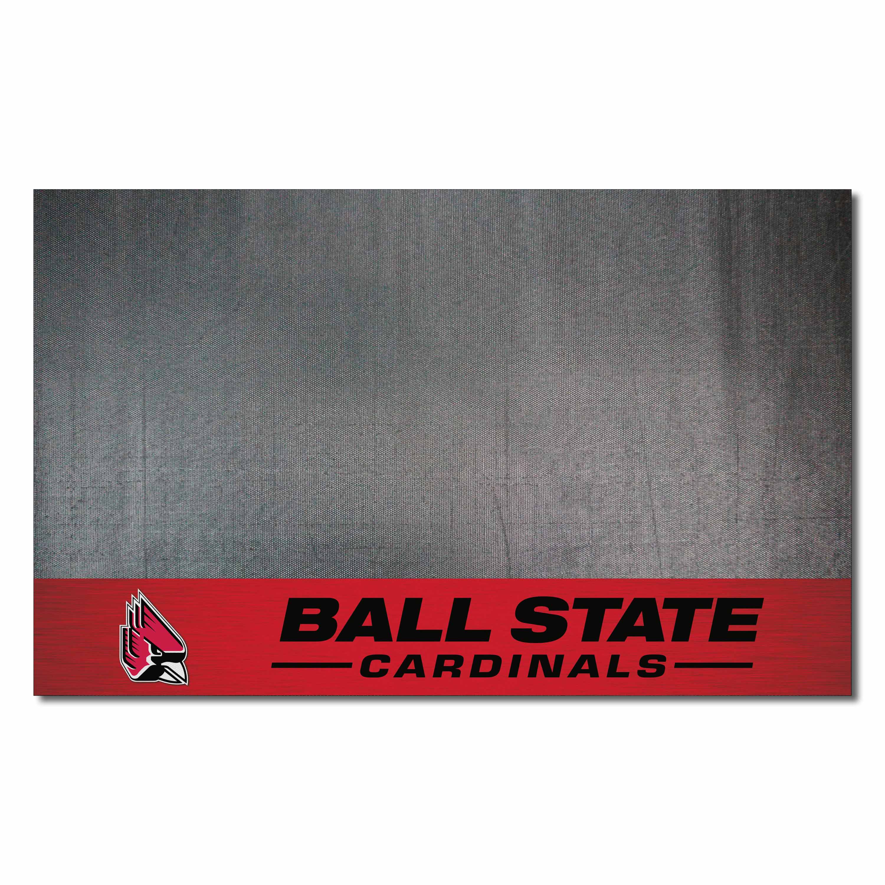 Ball State Cardinals Vinyl Grill Mat - 26in. x 42in. - Ball State