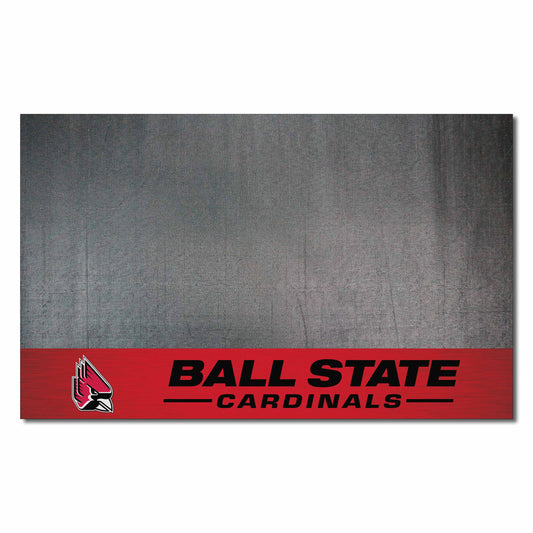 Ball State Cardinals Vinyl Grill Mat - 26in. x 42in. - Ball State
