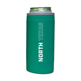 North Texas 12oz Optic Stacked Soft Touch Slim Coolie - Logo Brands - Flyclothing LLC