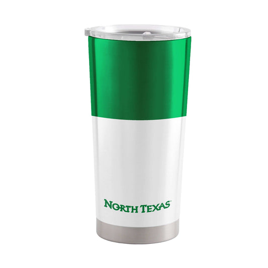 North Texas 20oz Colorblock Stainless Tumbler - Logo Brands - Flyclothing LLC
