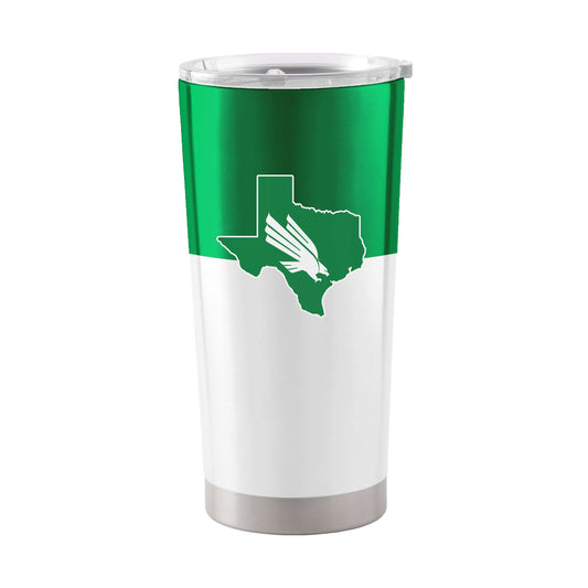 North Texas 20oz Colorblock Stainless Tumbler - Logo Brands - Flyclothing LLC