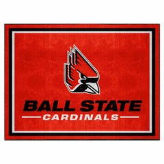 Ball State Cardinals 8ft. x 10 ft. Plush Area Rug - Ball State
