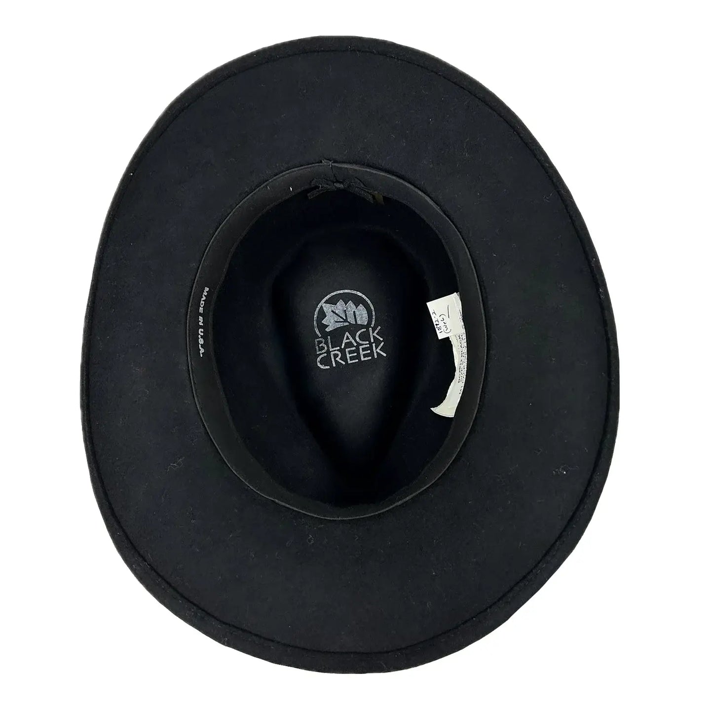 Crushable Black Wool Felt Magic Pinch Western Hat - Rockmount Ranch Wear - Flyclothing LLC