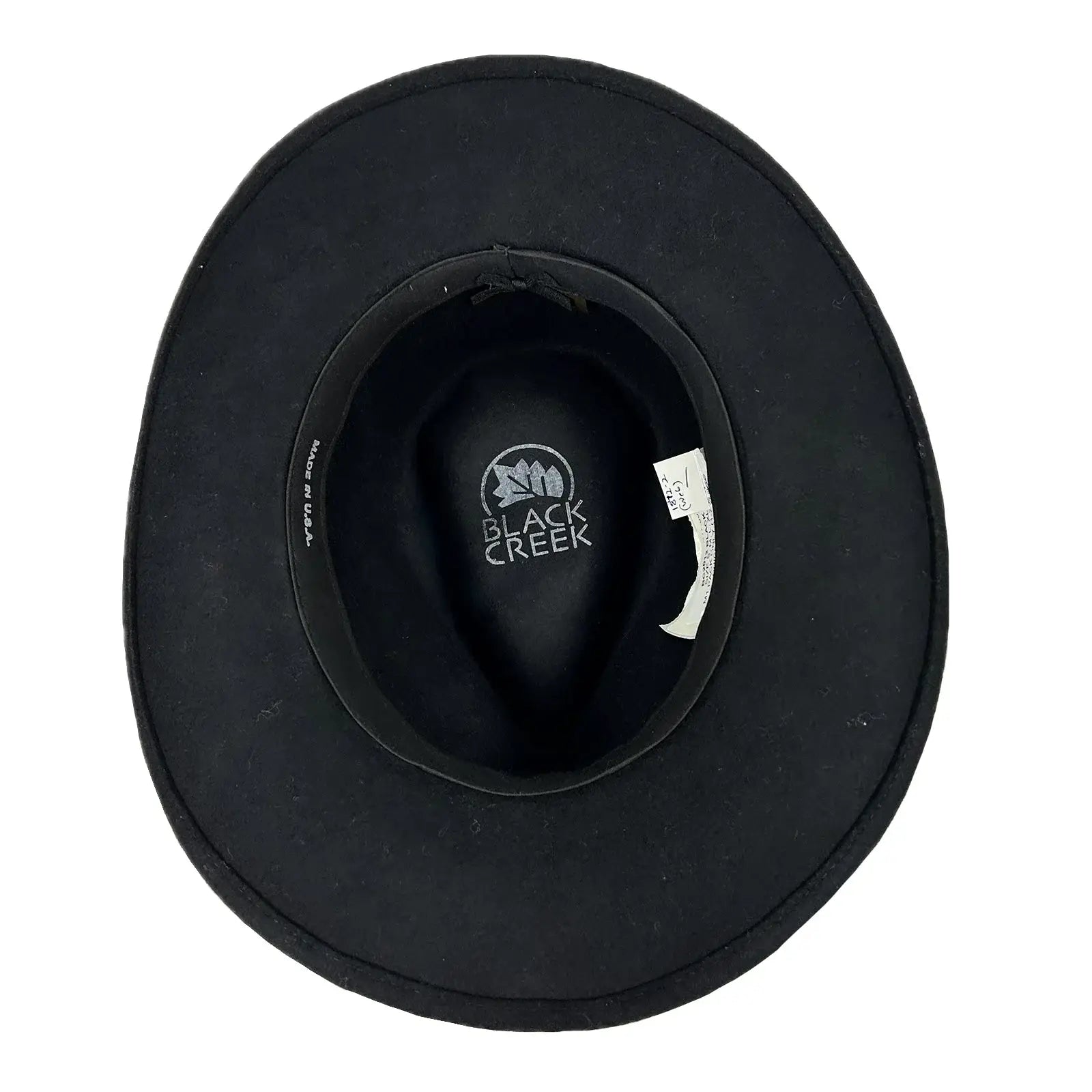 Crushable Black Wool Felt Magic Pinch Western Hat - Rockmount Ranch Wear - Flyclothing LLC