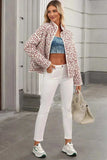 Floral Snap Down Mock Neck Coat - Trendsi - Flyclothing LLC