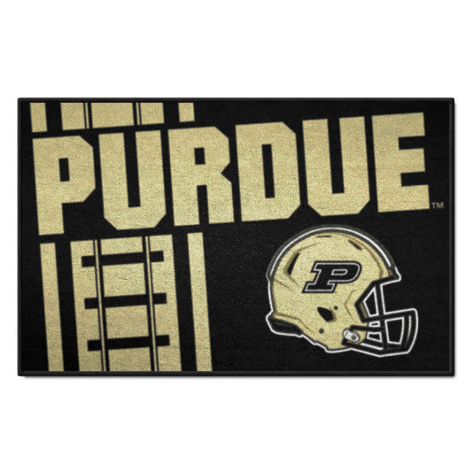 Purdue Boilermakers Starter Mat Accent Rug - 19in. x 30in., Unifrom Design - Purdue