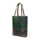 Green Women's Leather Tote - Classy Leather Bags - Flyclothing LLC