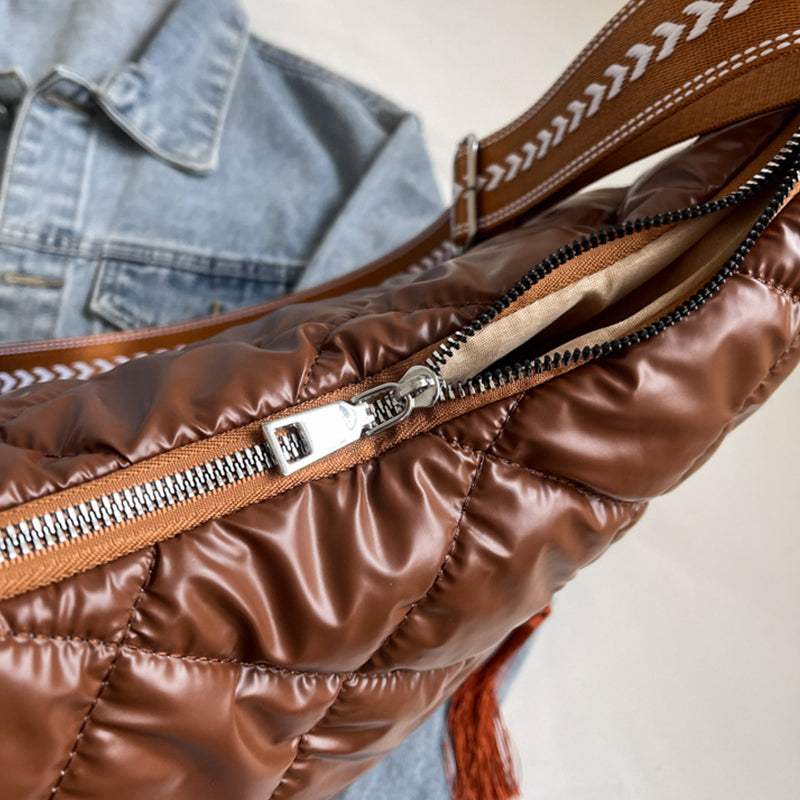 Quilted Nylon Travel Bag - Trendsi - Flyclothing LLC