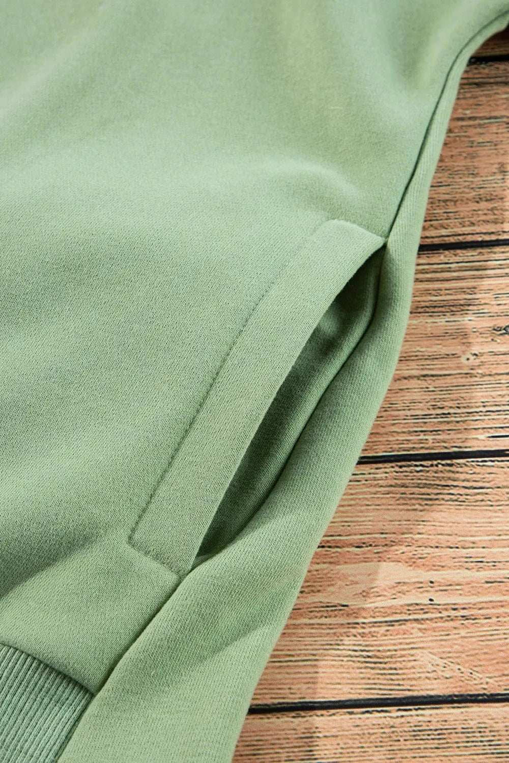 Round Neck Long Sleeve Sweatshirt - Trendsi - Flyclothing LLC