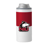 Northern Illinois 12oz Colorblock Slim Can Coolie - Logo Brands - Flyclothing LLC
