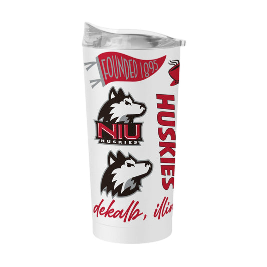 Northern Illinois 20oz Native Powder Coat Tumbler - Logo Brands - Flyclothing LLC