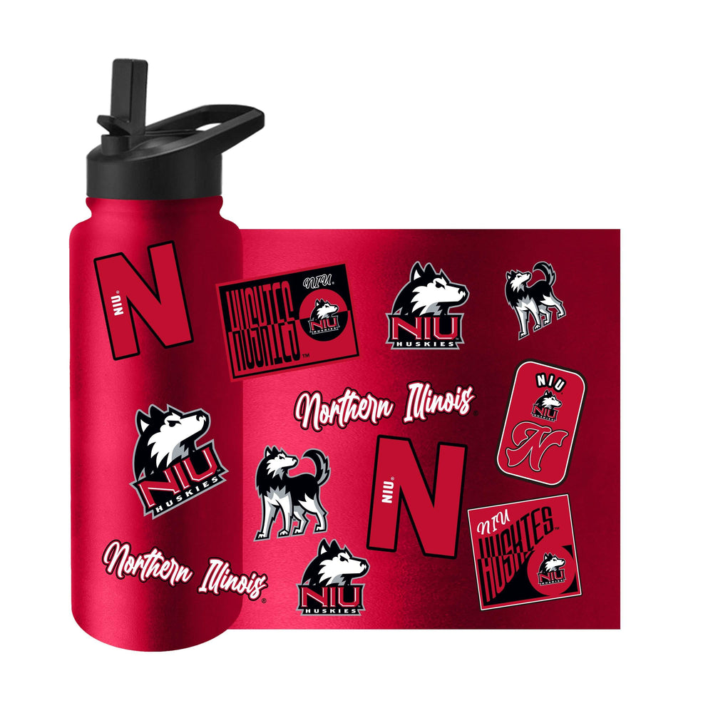 Northern Illinois 34oz Dreamweave Quencher Bottle - Logo Brands - Flyclothing LLC