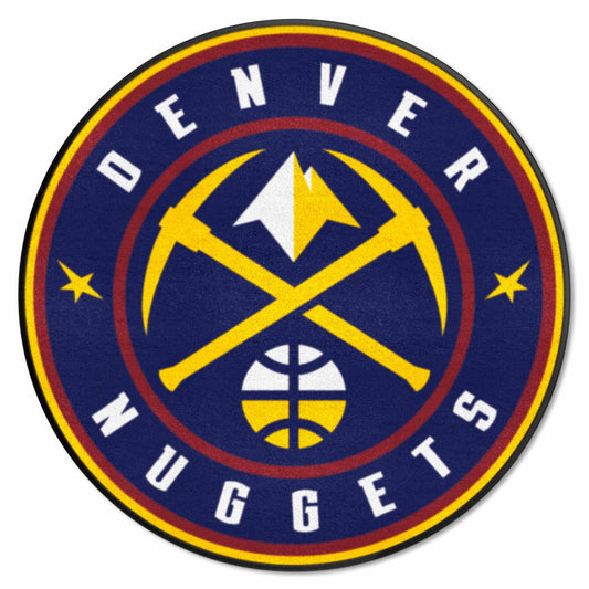 Denver Nuggets Roundel Rug - 27in. Diameter - Denver Nuggets