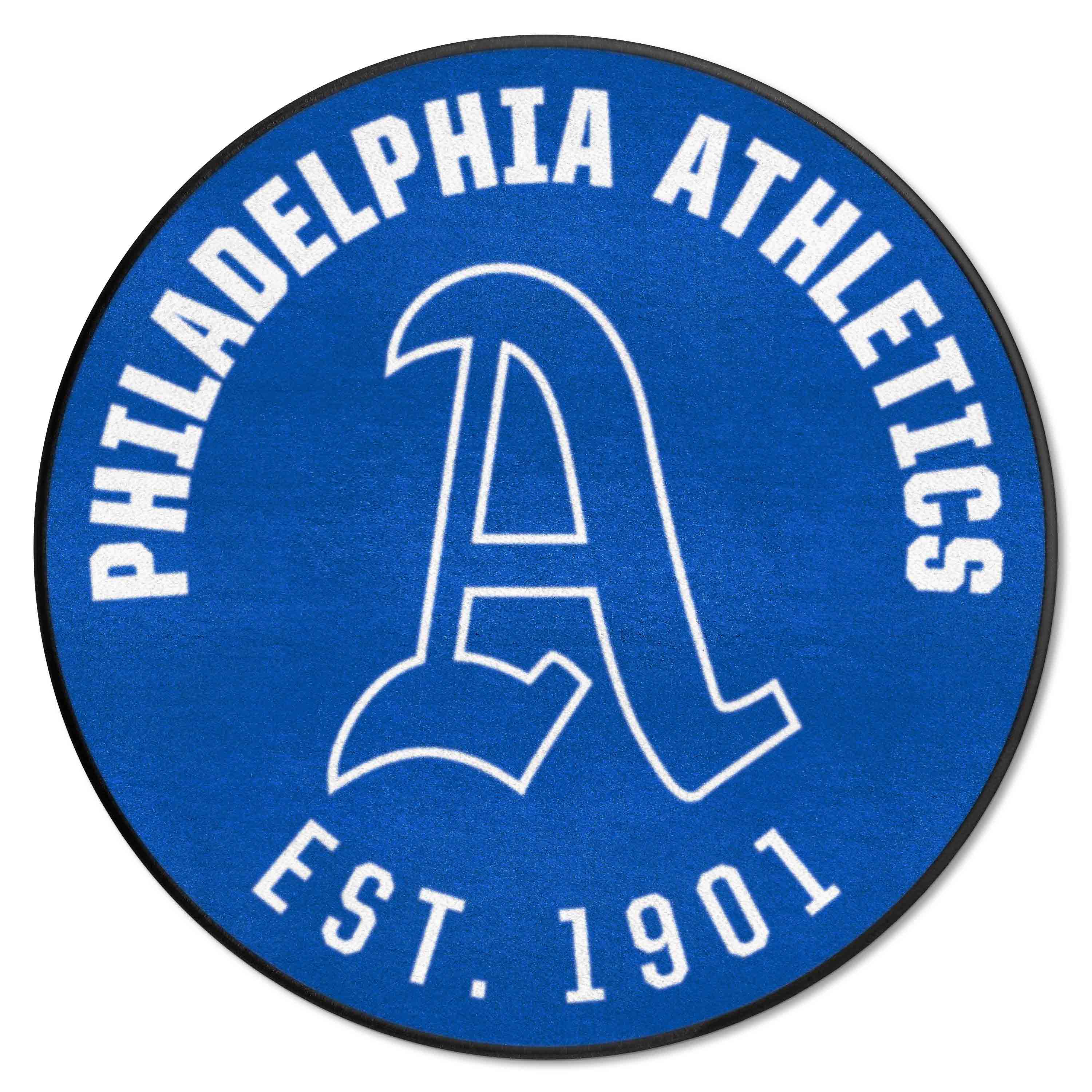 Philadelphia Athletics Roundel Rug - 27in. Diameter - Philadelphia Athletics