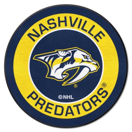 Nashville Predators Roundel Rug - 27in. Diameter - Nashville Predators