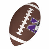 Northwestern Team Stripe Official-Size Composite Football - Logo Brands - Flyclothing LLC