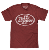Dr Pepper Distressed Logo T-Shirt - Red