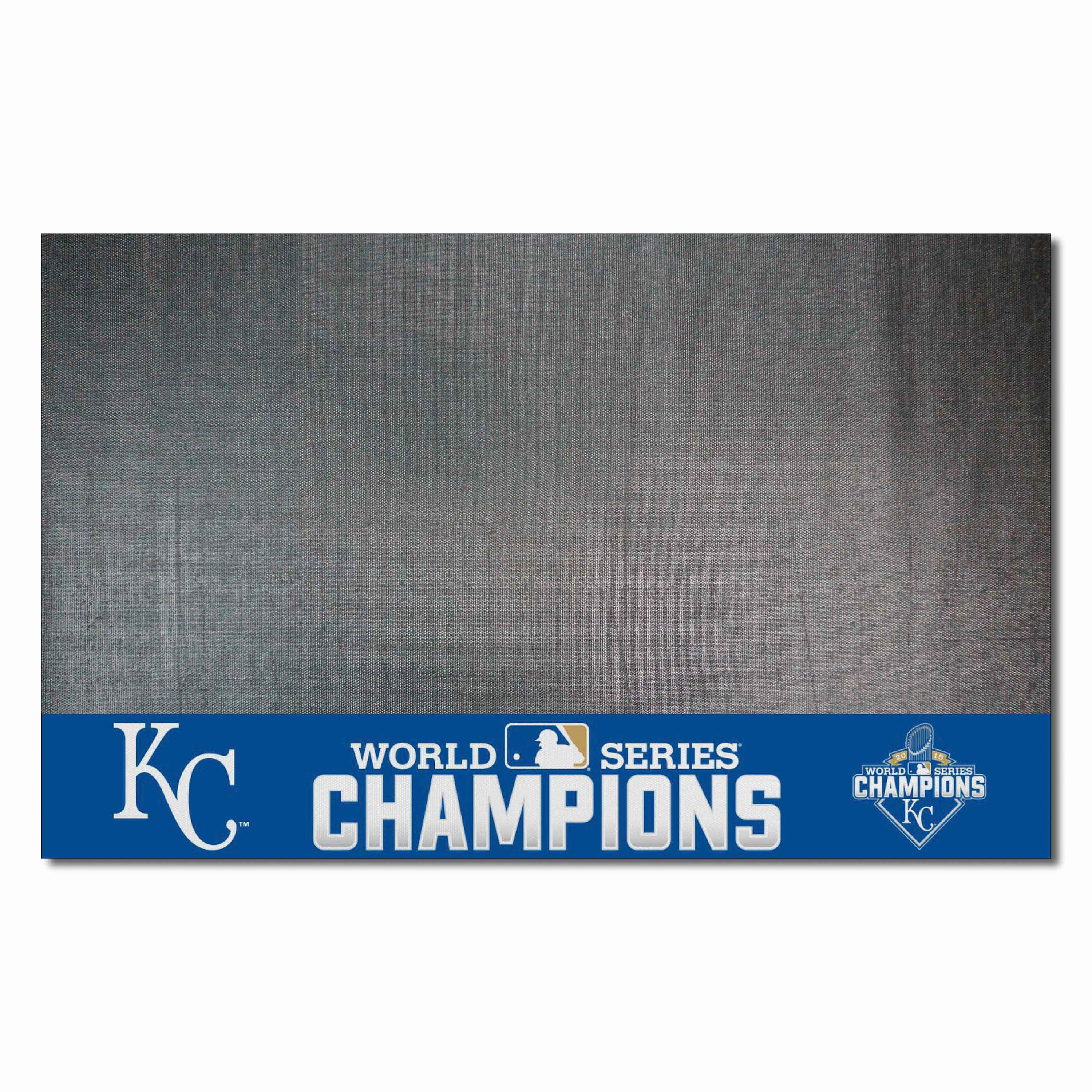 Kansas City Royals 2015 MLB World Series Champions Vinyl Grill Mat - 26in. x 42in. - Kansas City Royals