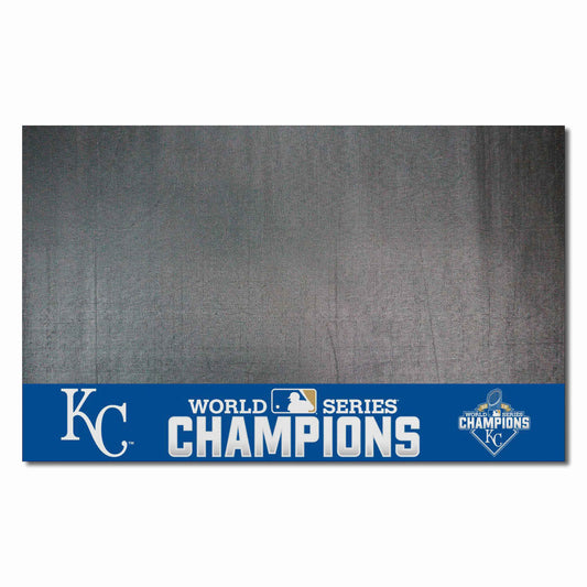 Kansas City Royals 2015 MLB World Series Champions Vinyl Grill Mat - 26in. x 42in. - Kansas City Royals