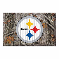 Pittsburgh Steelers Rubber Scraper Door Mat Camo - Pittsburgh Steelers