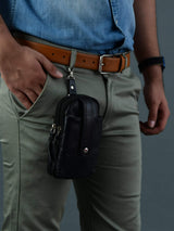 Jet-Set Organizer: Leather Phone Pouch - Classy Leather Bags - Flyclothing LLC