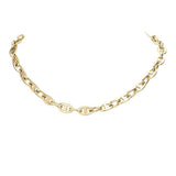 18K Gold Dipped Stainless Steel Handmade Chain Necklace - Madeline Love - Flyclothing LLC