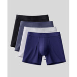 SilkCut Men’s Bamboo Boxer Briefs - 4 Pack - SilkCut Underwear - Flyclothing LLC