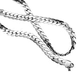 18 INCH, 8mm Stainless Steel Metal Chain Necklace - Madeline Love - Flyclothing LLC