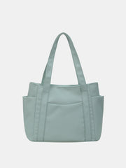 Oxford Cloth Tote Bag with Zipper - Trendsi