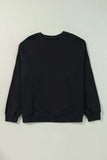 Plus Size Round Neck Long Sleeve Sweatshirt - Trendsi - Flyclothing LLC