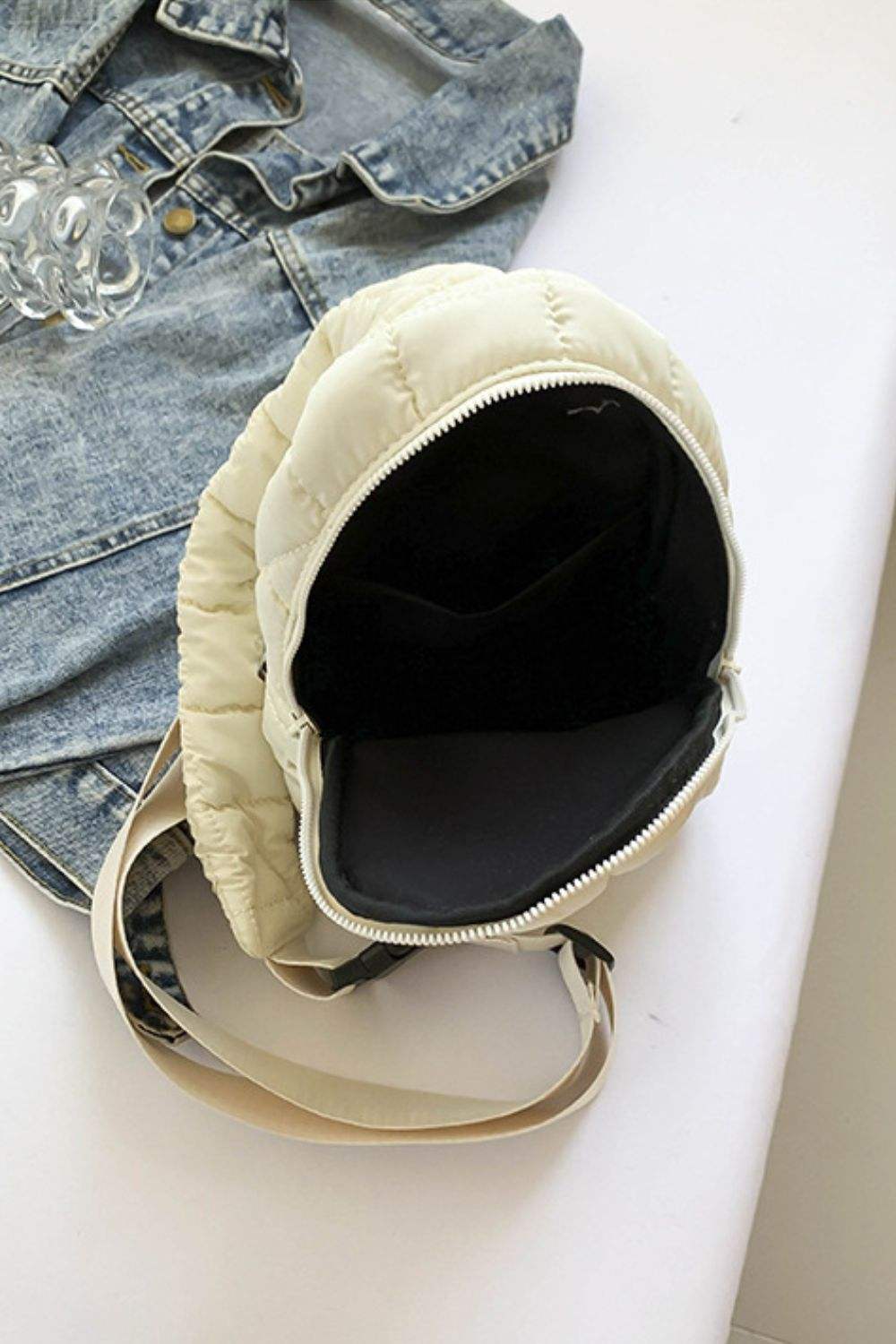Quilted Nylon Crossbody Bag - Trendsi - Flyclothing LLC