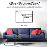 Radiant Bloom Abstract Wall Art - Tailored Canvases - Flyclothing LLC