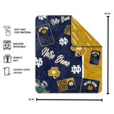 Notre Dame Dream Weave Throw 50x60 - Logo Brands - Flyclothing LLC