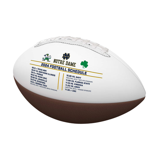 Notre Dame 2024 Schedule Mini Autograph Football - Logo Brands - Flyclothing LLC
