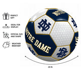 Notre Dame Soccer Ball - Logo Brands - Flyclothing LLC