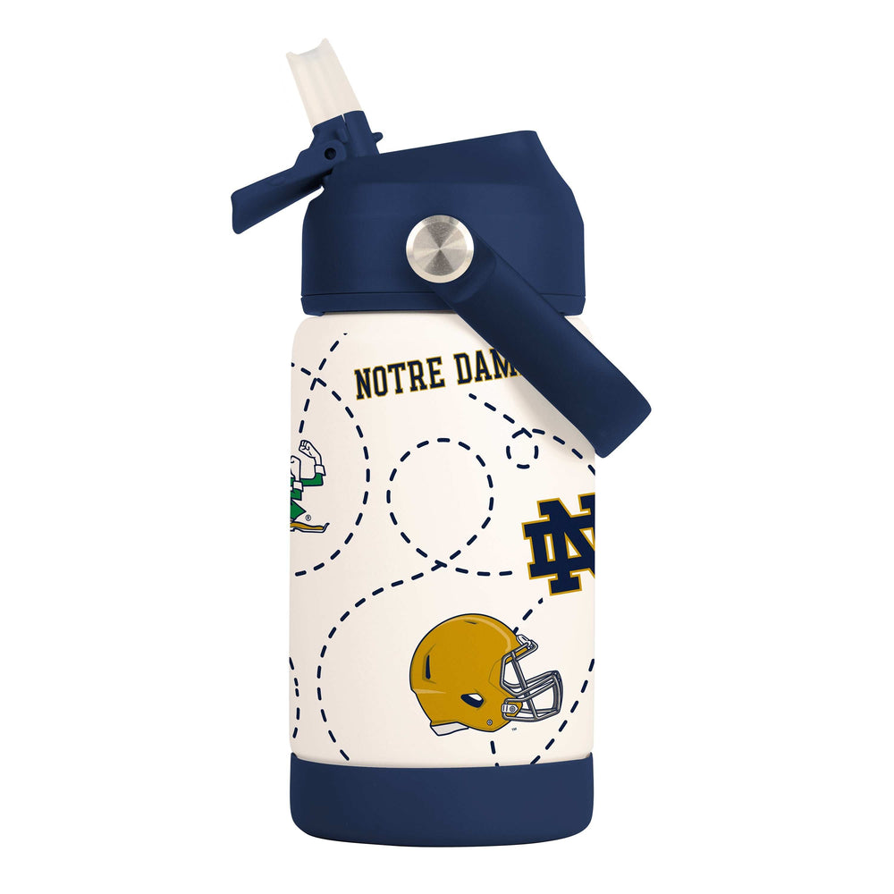 Notre Dame 12oz Mascot SS Kids Bottle - Logo Brands - Flyclothing LLC