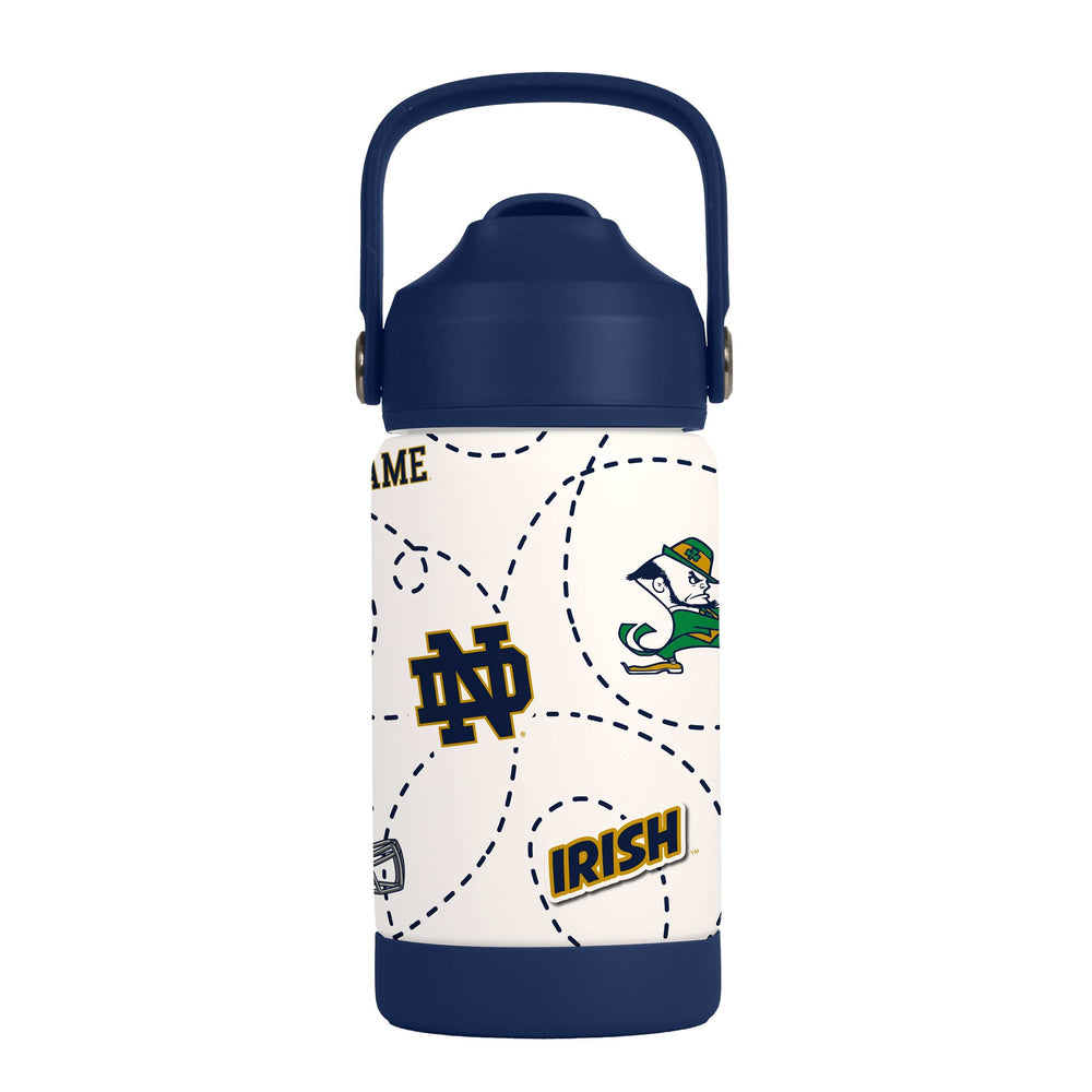 Notre Dame 12oz Mascot SS Kids Bottle - Logo Brands - Flyclothing LLC