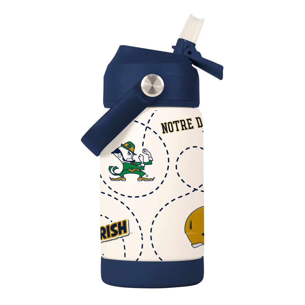Notre Dame 12oz Mascot SS Kids Bottle - Logo Brands - Flyclothing LLC