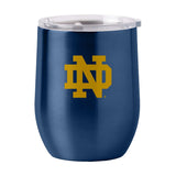Notre Dame 16oz Gameday Stainless Curved Beverage - Logo Brands - Flyclothing LLC