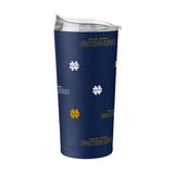 Notre Dame 20oz Step And Repeat Powder Coat Tumbler