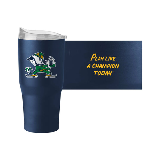 Notre Dame 30oz Play Like A Champ Powder Coat Tumbler - Logo Brands - Flyclothing LLC