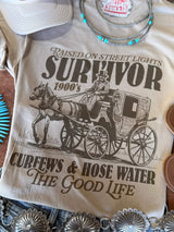 1900's Survivor Graphic Tee - Wild Junkie - Flyclothing LLC